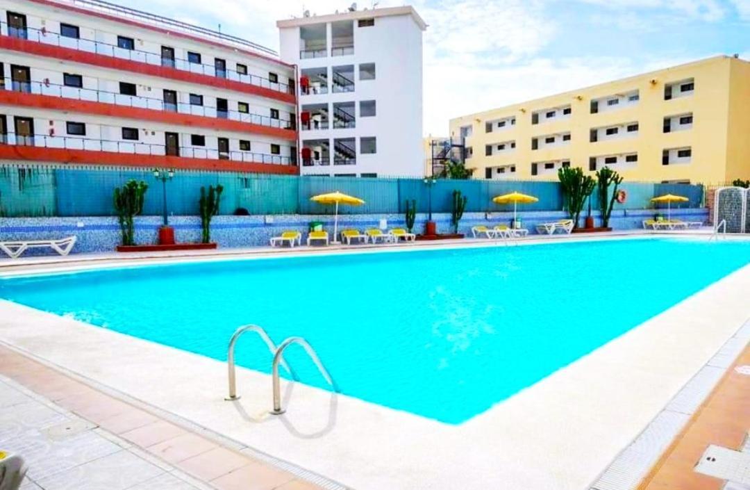 3Min Walk Playa Del Ingles Apartment San Bartolomé エクステリア 写真
